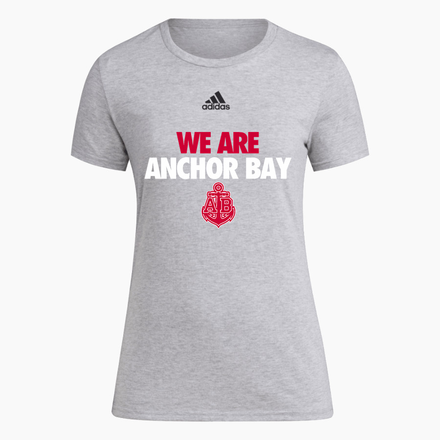 Anchor Bay Tars Tars <span class="pdp-name-mascot">Anchor Bay Tars</span> adidas Women's Short-Sleeve Pre-Game Badge of Sport Tee