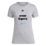 Crow Tigers <span class="pdp-name-mascot">Crow Middle School Tigers</span> adidas Women's Short-Sleeve Pre-Game Badge of Sport Tee Front Thumbnail