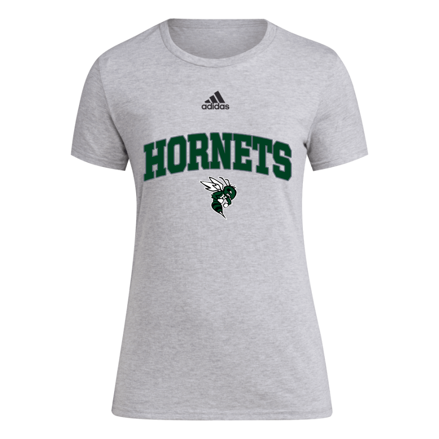 FRAZEE HIGH SCHOOL HORNETS <span class="pdp-name-mascot">FRAZEE HORNETS</span> adidas Women's Short-Sleeve Pre-Game Badge of Sport Tee
