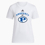 PIEDMONT ACADEMY COUGARS adidas Women's Short-Sleeve Pre-Game Badge of Sport Tee Front Thumbnail