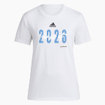 Frozen Ropes Natick Frozen Ropes Natick <span class="pdp-name-mascot">Frozen Ropes</span> adidas Women's Short-Sleeve Pre-Game Badge of Sport Tee Front Thumbnail