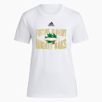 Fortune Academy Mighty Oaks online store adidas Women's Short-Sleeve Pre-Game Badge of Sport Tee Front Thumbnail