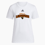 Kell Longhorns <span class="pdp-name-mascot">Kell Longhorns</span> adidas Women's Short-Sleeve Pre-Game Badge of Sport Tee Front Thumbnail