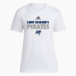 SAINT EDWARD'S HIGH SCHOOL PIRATES adidas Women's Short-Sleeve Pre-Game Badge of Sport Tee Front Thumbnail