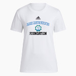 Islamic Learning Foundation Foundation <span class="pdp-name-mascot">Islamic Learning Foundation Foundation</span> adidas Women's Short-Sleeve Pre-Game Badge of Sport Tee Front Thumbnail