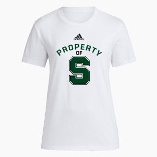 adidas Women's Short-Sleeve Pre-Game Badge of Sport Tee
