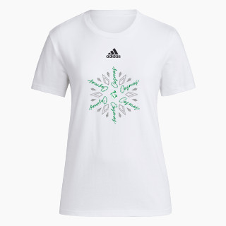 adidas Women's Short-Sleeve Pre-Game Badge of Sport Tee