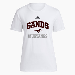 adidas Women's Short-Sleeve Pre-Game Badge of Sport Tee
