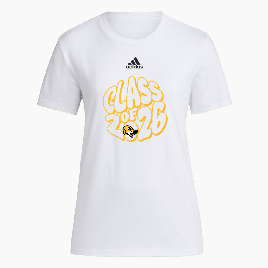 Mary Baldwin Fighting Squirrels <span class="pdp-name-mascot">Mary Baldwin Fighting Squirrels</span> adidas Women's Short-Sleeve Pre-Game Badge of Sport Tee