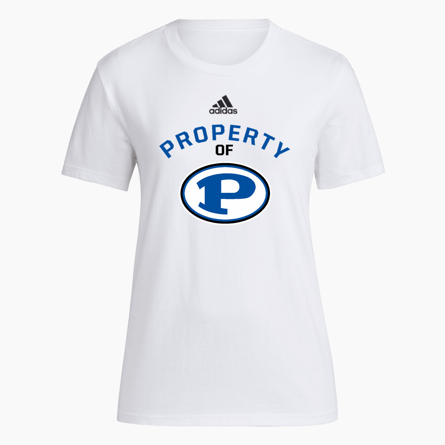 PIEDMONT ACADEMY COUGARS adidas Women's Short-Sleeve Pre-Game Badge of Sport Tee