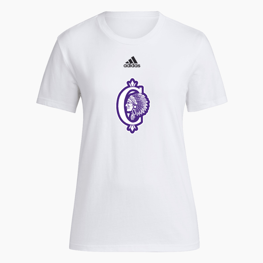 Collinsville Kahoks adidas Women's Short-Sleeve Pre-Game Badge of Sport Tee