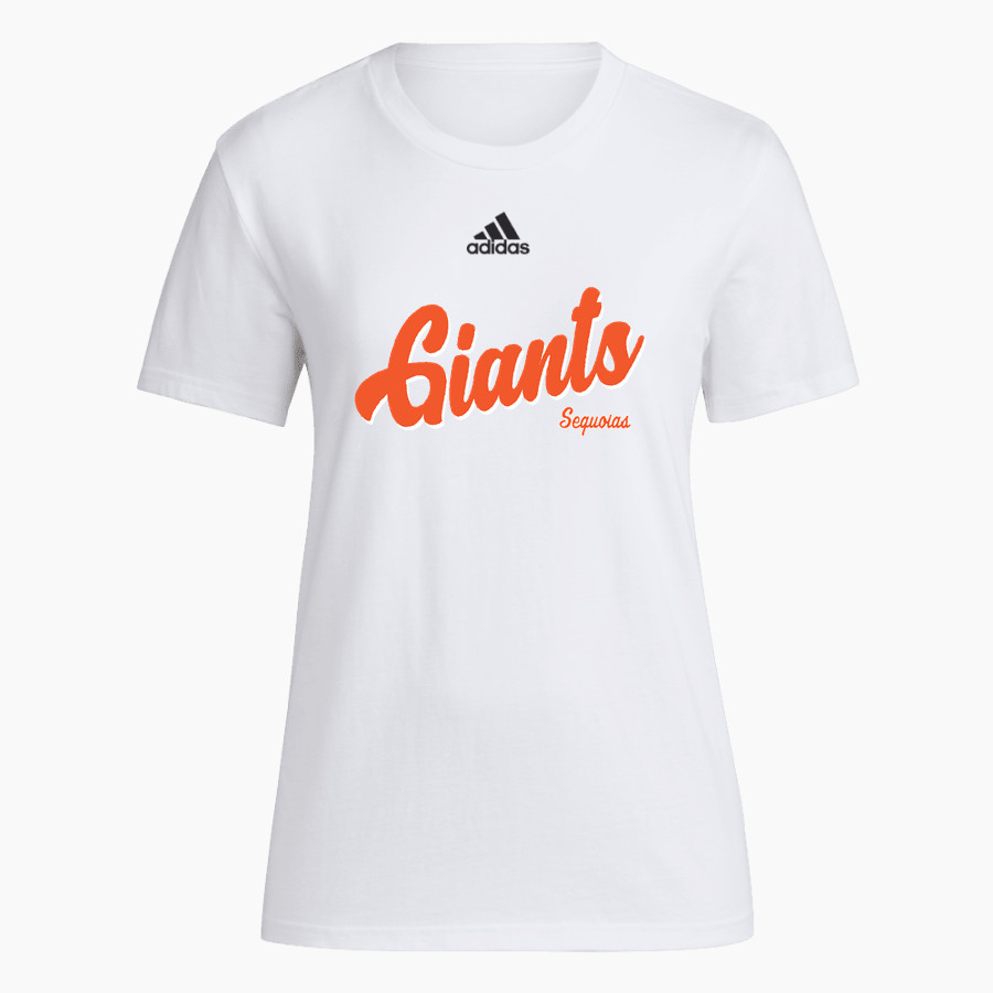 Sequoias Giants <span class="pdp-name-mascot">College of the Sequoias</span> adidas Women's Short-Sleeve Pre-Game Badge of Sport Tee