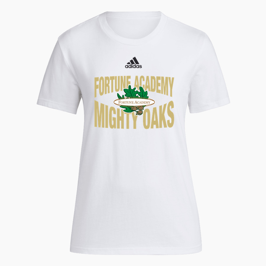 Fortune Academy Mighty Oaks online store adidas Women's Short-Sleeve Pre-Game Badge of Sport Tee