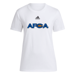 AFCA <span class="pdp-name-mascot">Afca Texas</span> adidas Women's Short-Sleeve Pre-Game Badge of Sport Tee Front Thumbnail