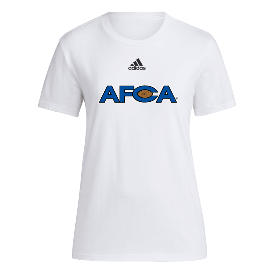 AFCA <span class="pdp-name-mascot">Afca Texas</span> adidas Women's Short-Sleeve Pre-Game Badge of Sport Tee