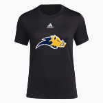 CHOATE ROSEMARY HALL WILD BOARS <span class="pdp-name-mascot">CHOATE ROSEMARY HALL WILD BOARS</span> adidas Women's Short-Sleeve Pre-Game Badge of Sport Tee Front Thumbnail