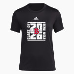 Benedictine University Mesa Redhawks <span class="pdp-name-mascot">Benedictine University Redhawks</span> adidas Women's Short-Sleeve Pre-Game Badge of Sport Tee Front Thumbnail
