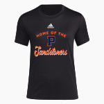 Potsdam Youth Football Association <span class="pdp-name-mascot">Potsdam Youth Football Association Sandstoners</span> adidas Women's Short-Sleeve Pre-Game Badge of Sport Tee Front Thumbnail