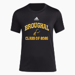Broughal Rockets <span class="pdp-name-mascot">Broughal Rockets</span> adidas Women's Short-Sleeve Pre-Game Badge of Sport Tee Front Thumbnail
