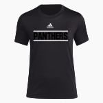 WILMOT UNION HIGH SCHOOL PANTHERS <span class="pdp-name-mascot">WILMOT PANTHERS</span> adidas Women's Short-Sleeve Pre-Game Badge of Sport Tee Front Thumbnail