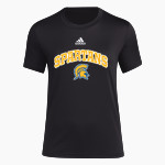 MASON CO CENTRAL HIGH SCHOOL SPARTANS <span class="pdp-name-mascot">MASON CO SPARTANS</span> adidas Women's Short-Sleeve Pre-Game Badge of Sport Tee Front Thumbnail