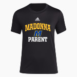 Madonna Crusaders adidas Women's Short-Sleeve Pre-Game Badge of Sport Tee Front Thumbnail