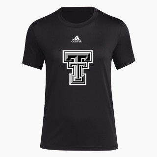 adidas Women's Short-Sleeve Pre-Game Badge of Sport Tee