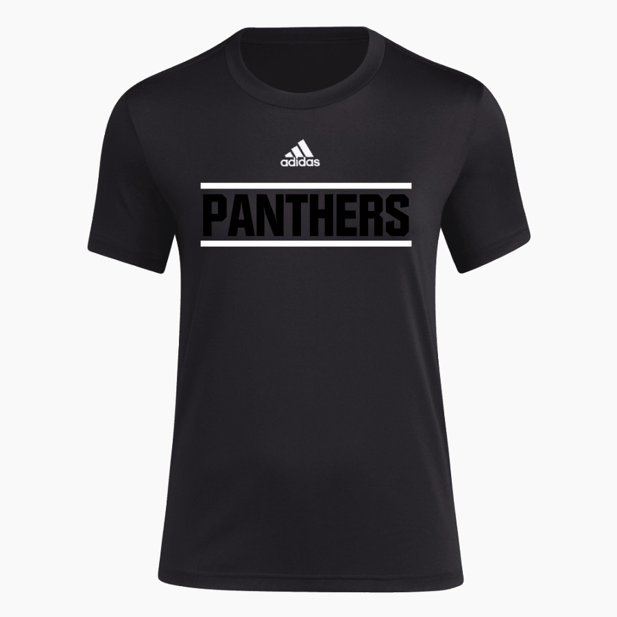 WILMOT UNION HIGH SCHOOL PANTHERS <span class="pdp-name-mascot">WILMOT PANTHERS</span> adidas Women's Short-Sleeve Pre-Game Badge of Sport Tee