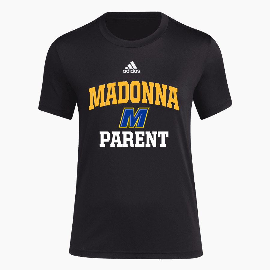 Madonna Crusaders adidas Women's Short-Sleeve Pre-Game Badge of Sport Tee