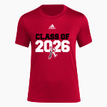 OAK HILL ACADEMY RAIDERS <span class="pdp-name-mascot">OAK HILL ACADEMY RAIDERS</span> adidas Women's Short-Sleeve Pre-Game Badge of Sport Tee Front Thumbnail