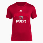 Crown Point Bulldogs <span class="pdp-name-mascot">Crown Point School Corporation Bulldogs</span> adidas Women's Short-Sleeve Pre-Game Badge of Sport Tee Front Thumbnail