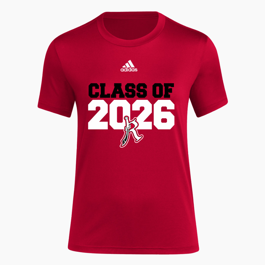 OAK HILL ACADEMY RAIDERS <span class="pdp-name-mascot">OAK HILL ACADEMY RAIDERS</span> adidas Women's Short-Sleeve Pre-Game Badge of Sport Tee