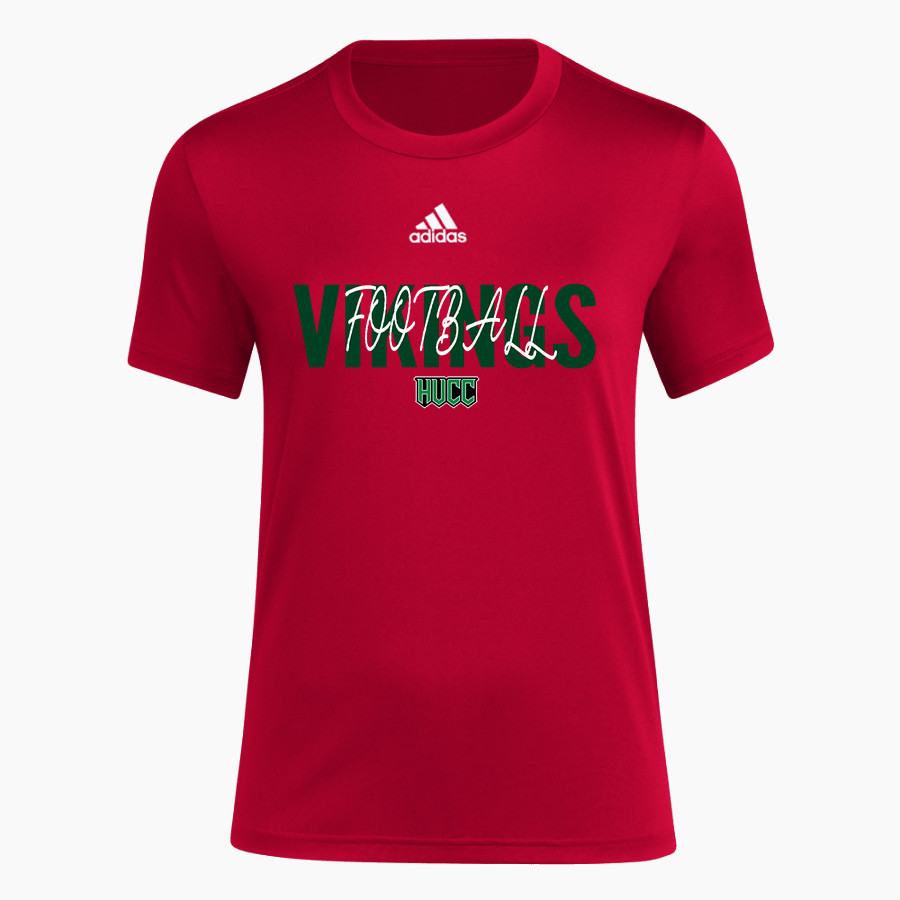 Hudson Valley Vikings <span class="pdp-name-mascot">HUDSON VALLEY VIKINGS</span> adidas Women's Short-Sleeve Pre-Game Badge of Sport Tee