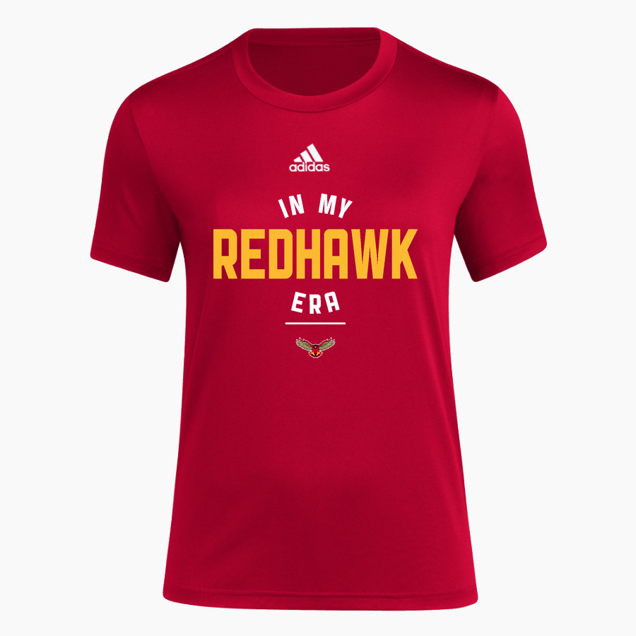 SENECA HIGH SCHOOL REDHAWKS <span class="pdp-name-mascot">SENECA REDHAWKS</span> adidas Women's Short-Sleeve Pre-Game Badge of Sport Tee