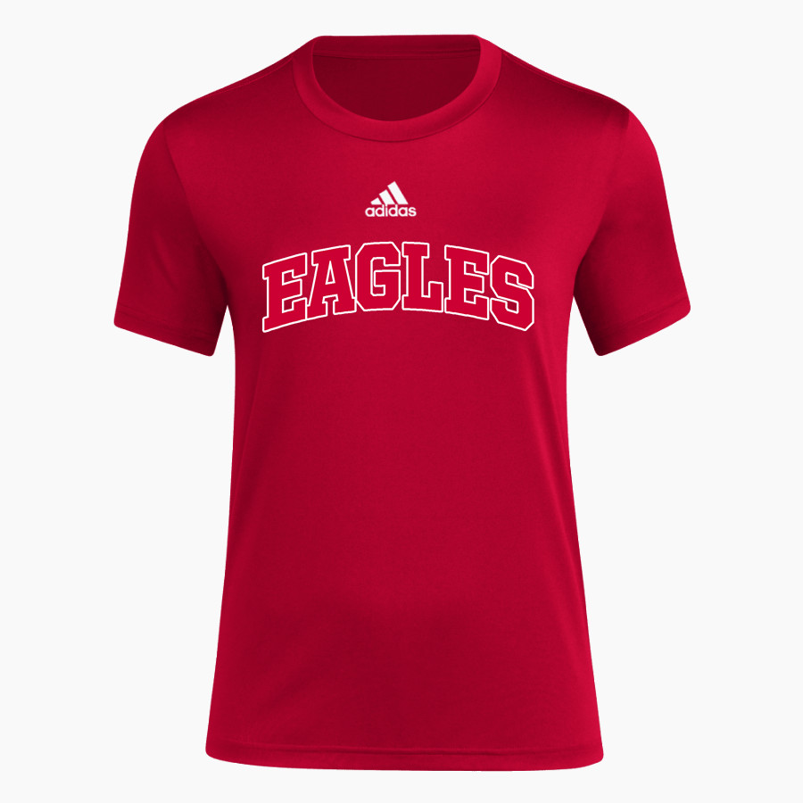 Olentangy Hyatts Eagles <span class="pdp-name-mascot">Olentangy Hyatts Eagles</span> adidas Women's Short-Sleeve Pre-Game Badge of Sport Tee
