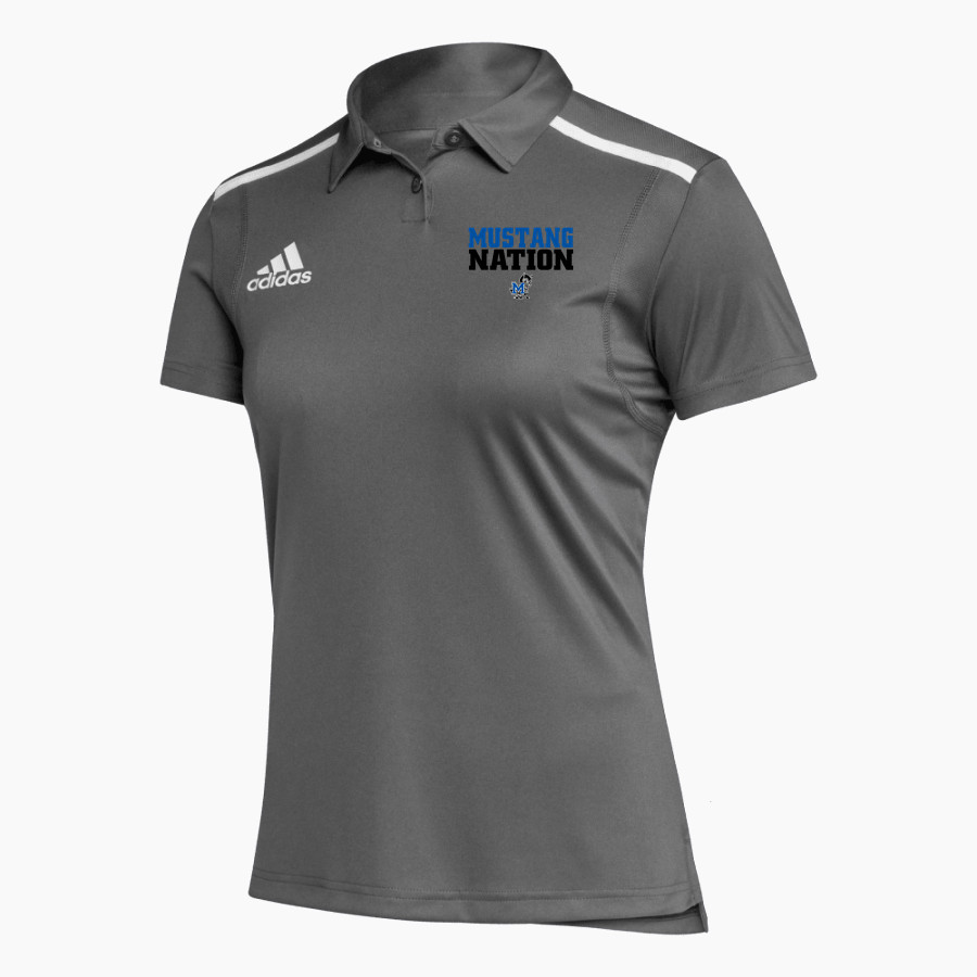MacArthur Elementary Mustangs adidas Women's Team Issue Polo Shirt