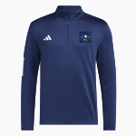 Oswalt Eagles adidas Men's 1/2 Zip Golf Jacket Front Thumbnail