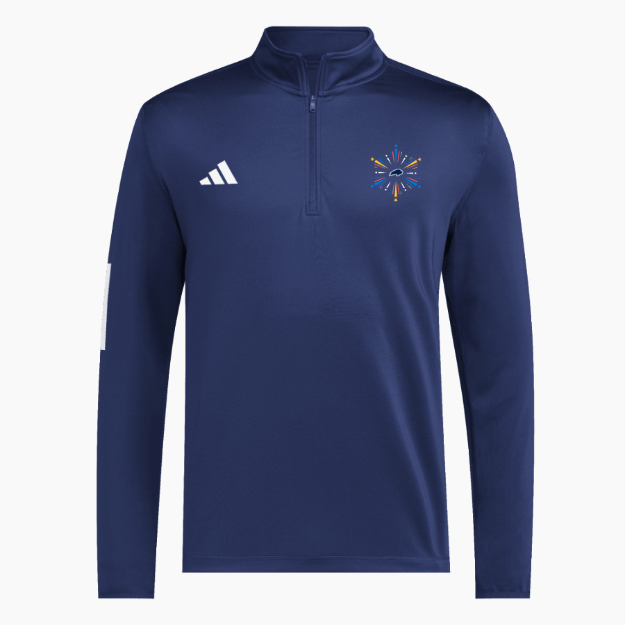 Elm Creek Buffaloes <span class="pdp-name-mascot">Elm Creek Buffaloes</span> adidas Men's 1/2 Zip Golf Jacket