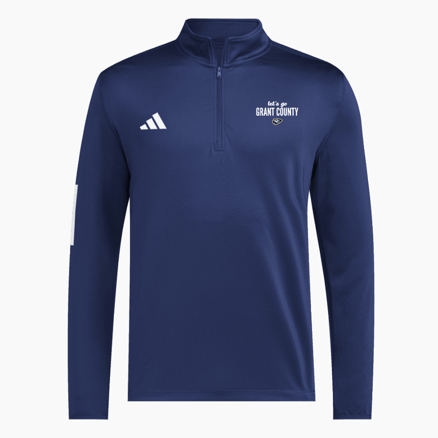 Grant County Braves The Official Online Store <span class="pdp-name-mascot">Grant County Braves</span> adidas Men's 1/2 Zip Golf Jacket