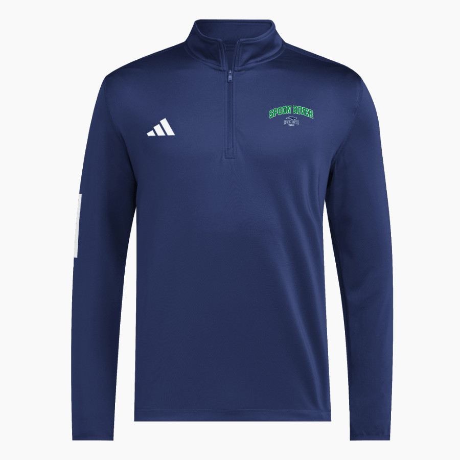 <span class="pdp-name-mascot">Spoon River Snappers</span> adidas Men's 1/2 Zip Golf Jacket