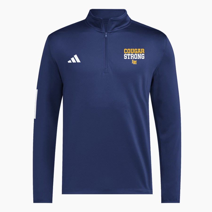 LA MARQUE HIGH SCHOOL COUGARS <span class="pdp-name-mascot">LA MARQUE COUGARS</span> adidas Men's 1/2 Zip Golf Jacket