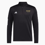 MIAMI SENIOR HIGH SCHOOL STINGAREES adidas Men's 1/2 Zip Golf Jacket Front Thumbnail