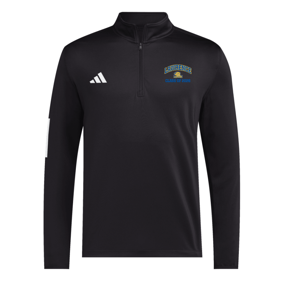 LAWRENCE HIGH SCHOOL GOLDEN TORNADOES <span class="pdp-name-mascot">LAWRENCE GOLDEN TORNADOES</span> adidas Men's 1/2 Zip Golf Jacket