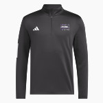 Garfield Bulldogs adidas Men's 1/2 Zip Golf Jacket Front Thumbnail