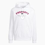 Viterbo V-Hawks <span class="pdp-name-mascot">Viterbo V-Hawks</span> adidas Men's Fleece Hoody Front Thumbnail