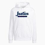 Justice High School WOLVES <span class="pdp-name-mascot">Justice Wolves</span> adidas Men's Fleece Hoody Front Thumbnail