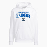 Zion Lutheran Raiders adidas Men's Fleece Hoody Front Thumbnail
