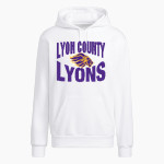 LYON COUNTY HIGH SCHOOL LYONS adidas Men's Fleece Hoody Front Thumbnail