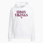 EDISON HIGH SCHOOL VIKINGS adidas Men's Fleece Hoody Front Thumbnail