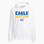 Northwest University Eagles Online Store <span class="pdp-name-mascot">Northwest Eagles</span> adidas Men's Fleece Hoody Front Thumbnail